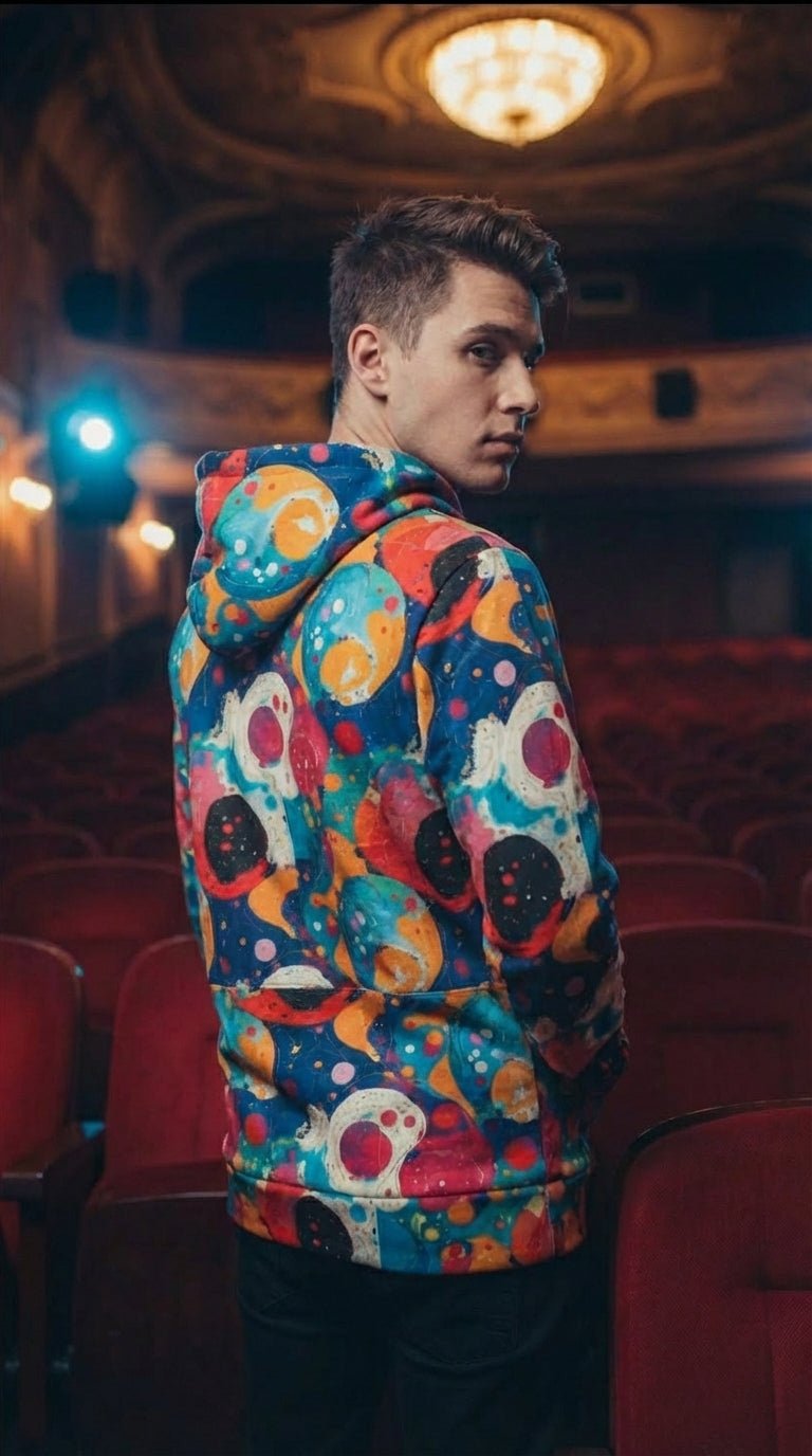 Seven Tails Moon Nature's Collage AOP Hoodie – Vibrant Patchwork Streetwear
