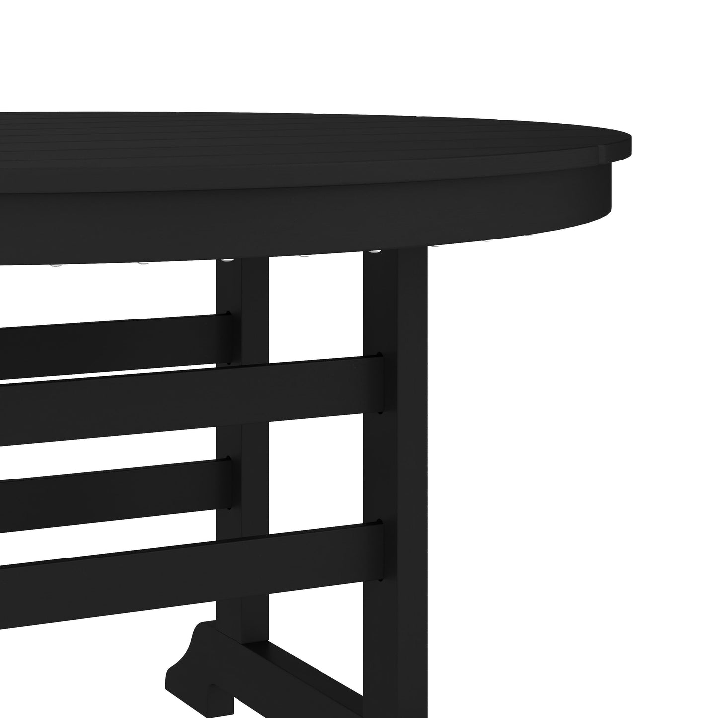 Colonel Commercial Grade Indoor/Outdoor Recycled HDPE Adirondack Dining Table