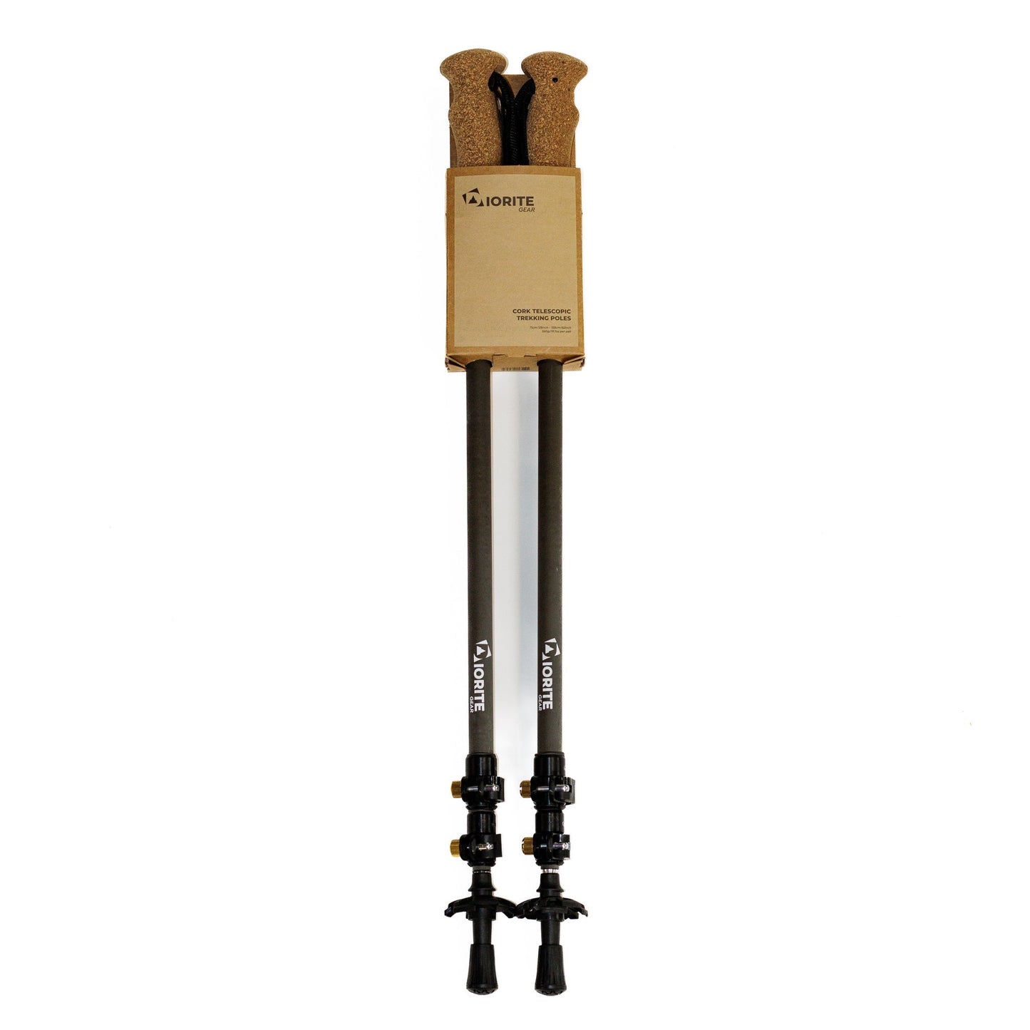 Diorite Telescopic Carbon Fiber Trekking Poles, Cork