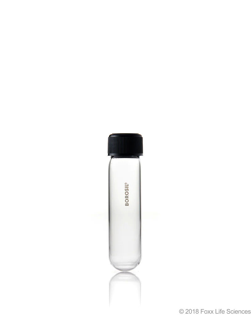 Culture Tube  Round Bottom Clear with PP Cap Borosil