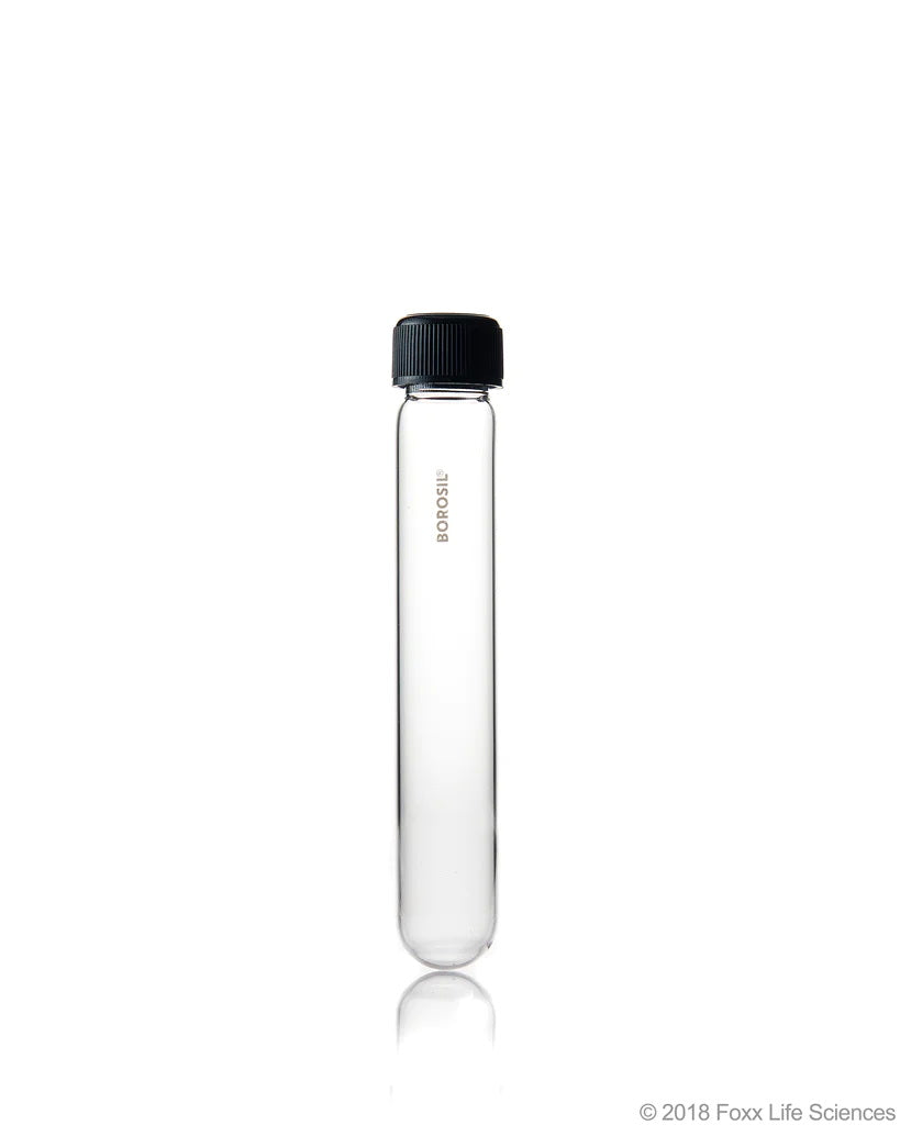 Culture Tube  Round Bottom Clear with PP Cap Borosil