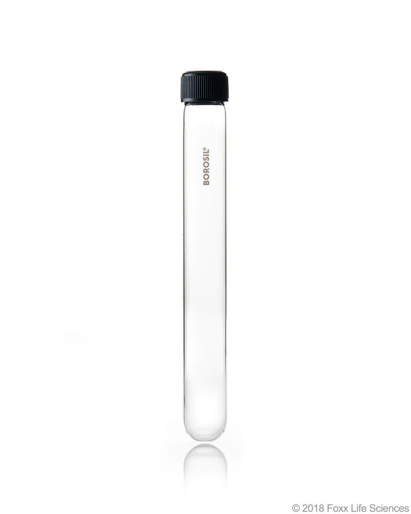 Culture Tube  Round Bottom Clear with PP Cap Borosil
