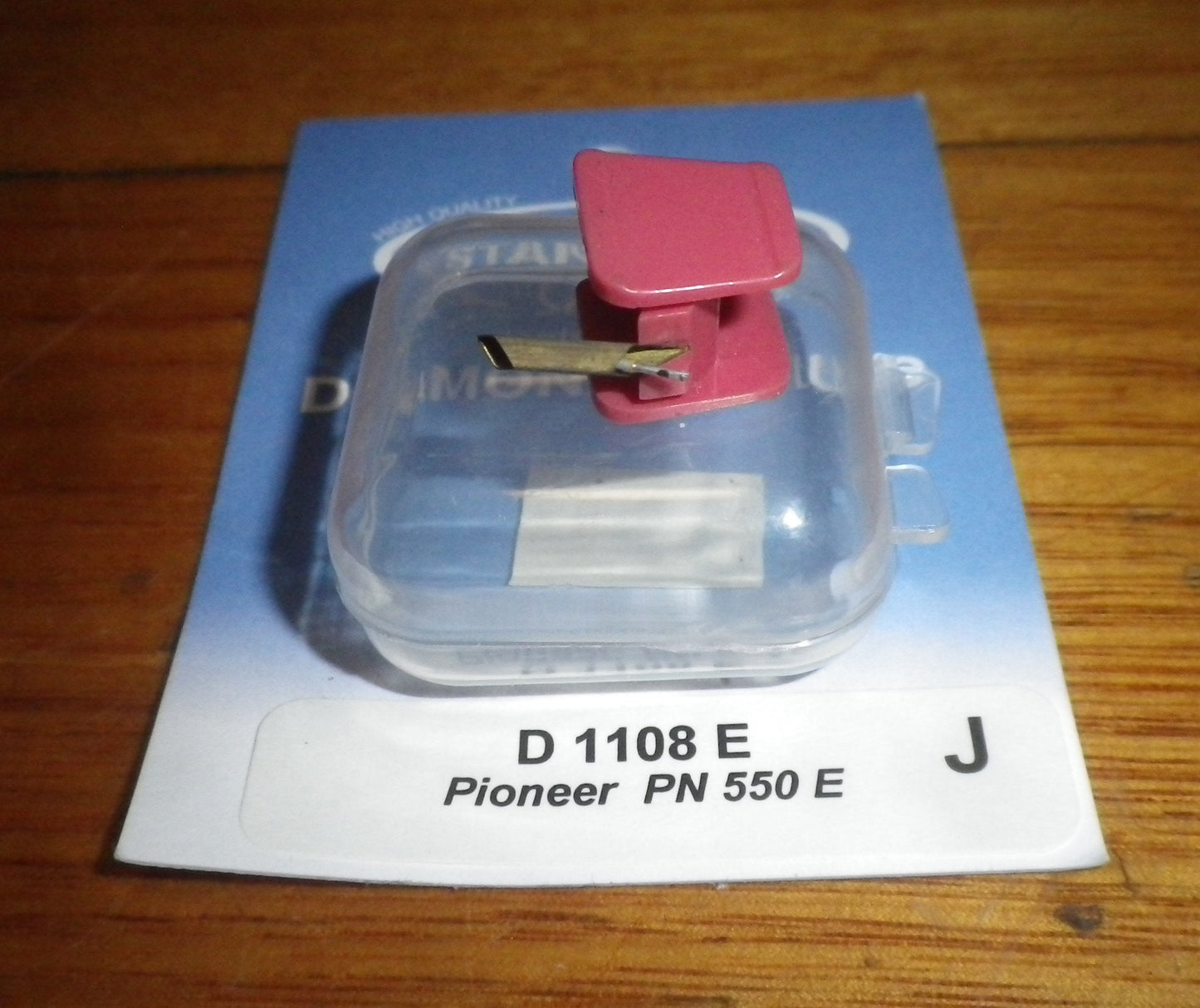 Pioneer PC550E, PC1000E Compatible Elliptical Turntable Stylus - Part # D1108E