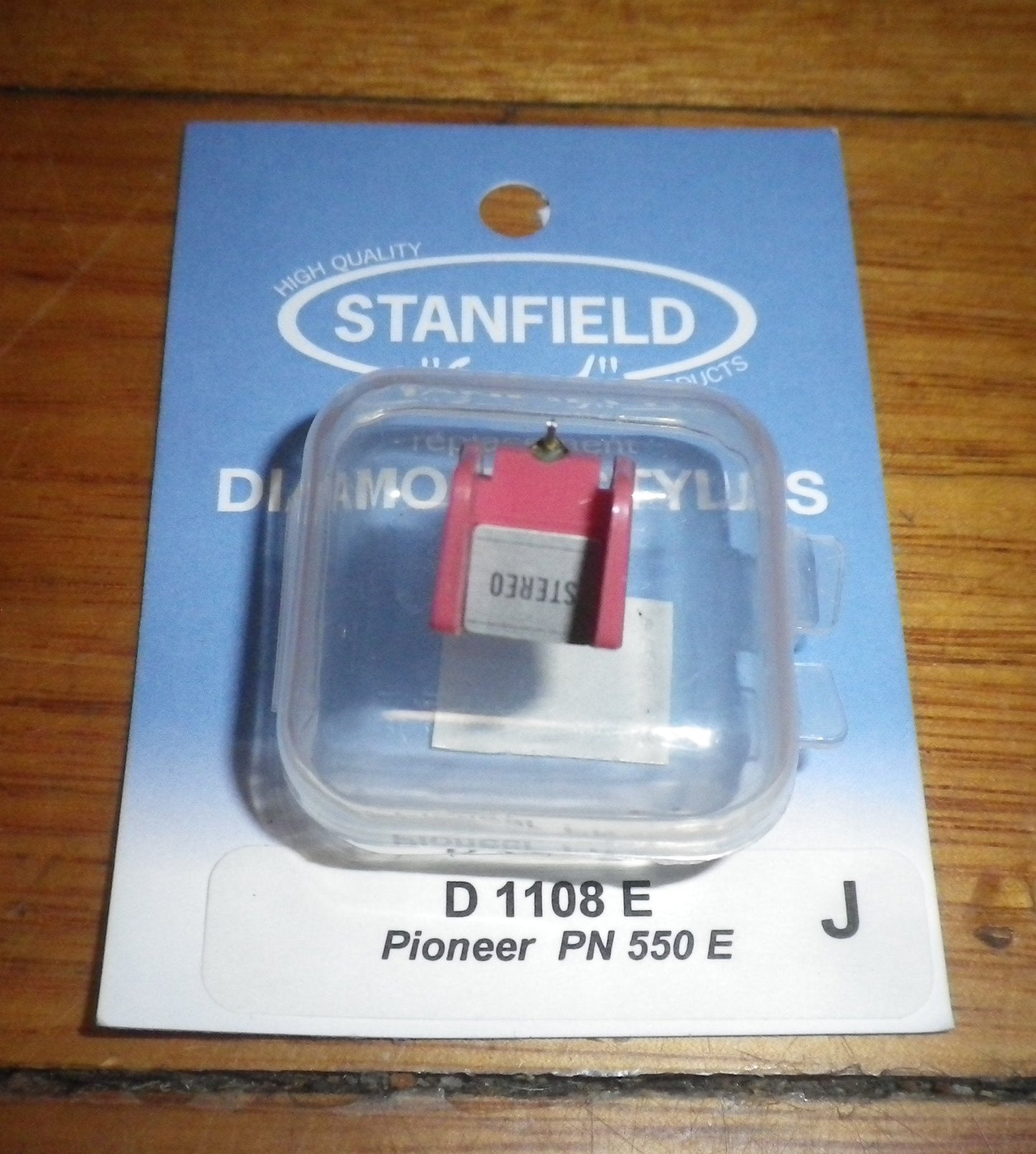 Pioneer PC550E, PC1000E Compatible Elliptical Turntable Stylus - Part # D1108E