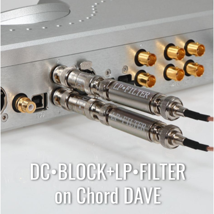 DC•BLOCK & LP•FILTER for Coax DACs