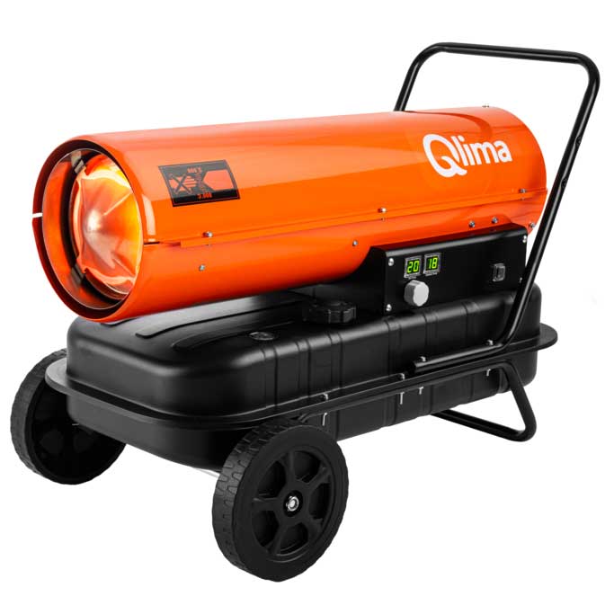 Qlima DFA2330 30kW Dual Fuel Diesel or Gas Space Heater