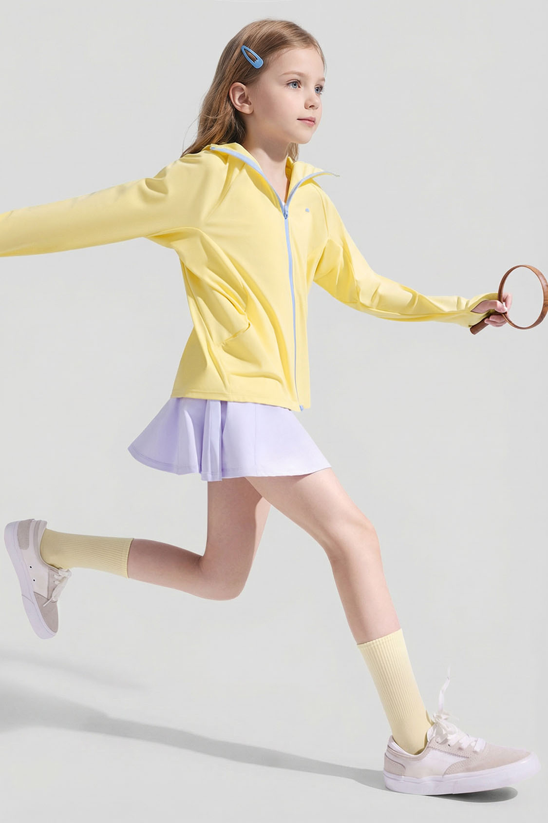 Kids' Quick-Dry Stretch Sun Protection Jacket UPF 50+ DS008