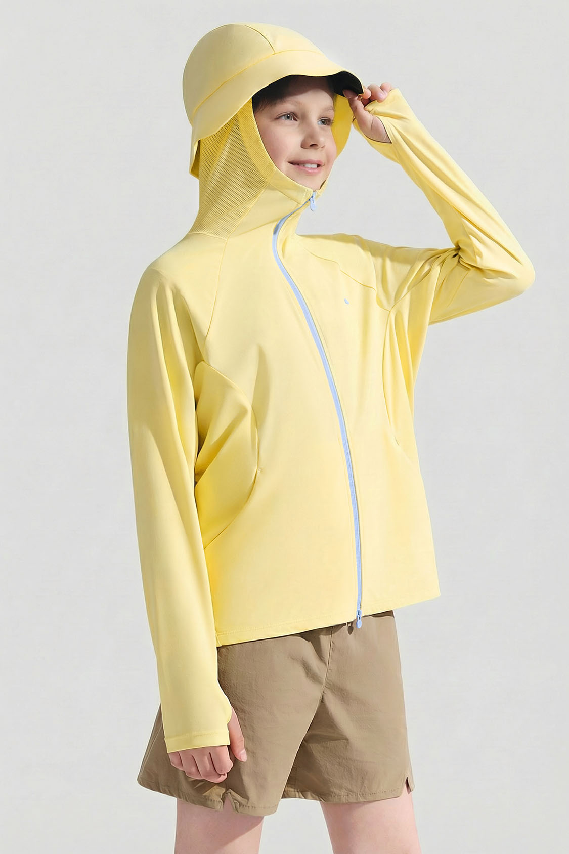 Kids' Quick-Dry Stretch Sun Protection Jacket UPF 50+ DS008