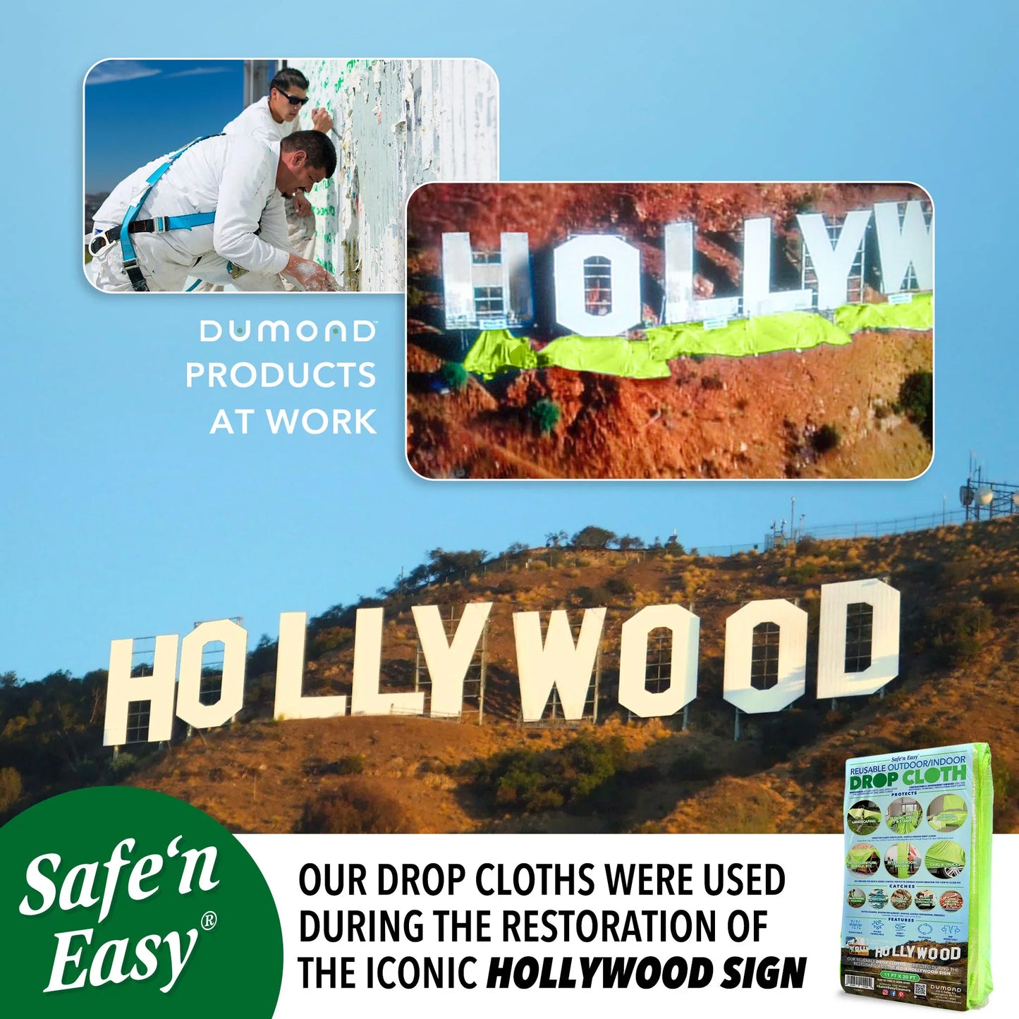 Safe ‘n Easy® Reusable Outdoor/Indoor Drop Cloth