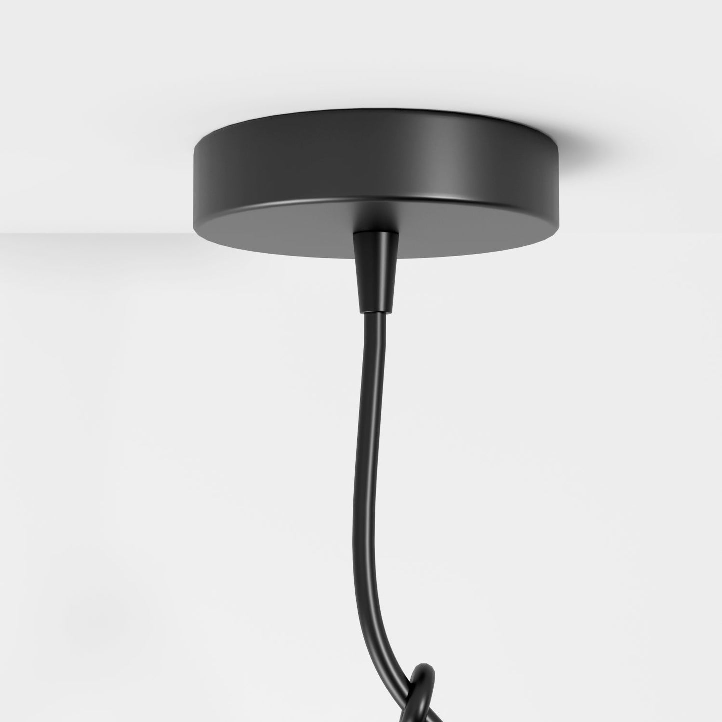 Wrought Iron Pendant Light With Adjustable Cord