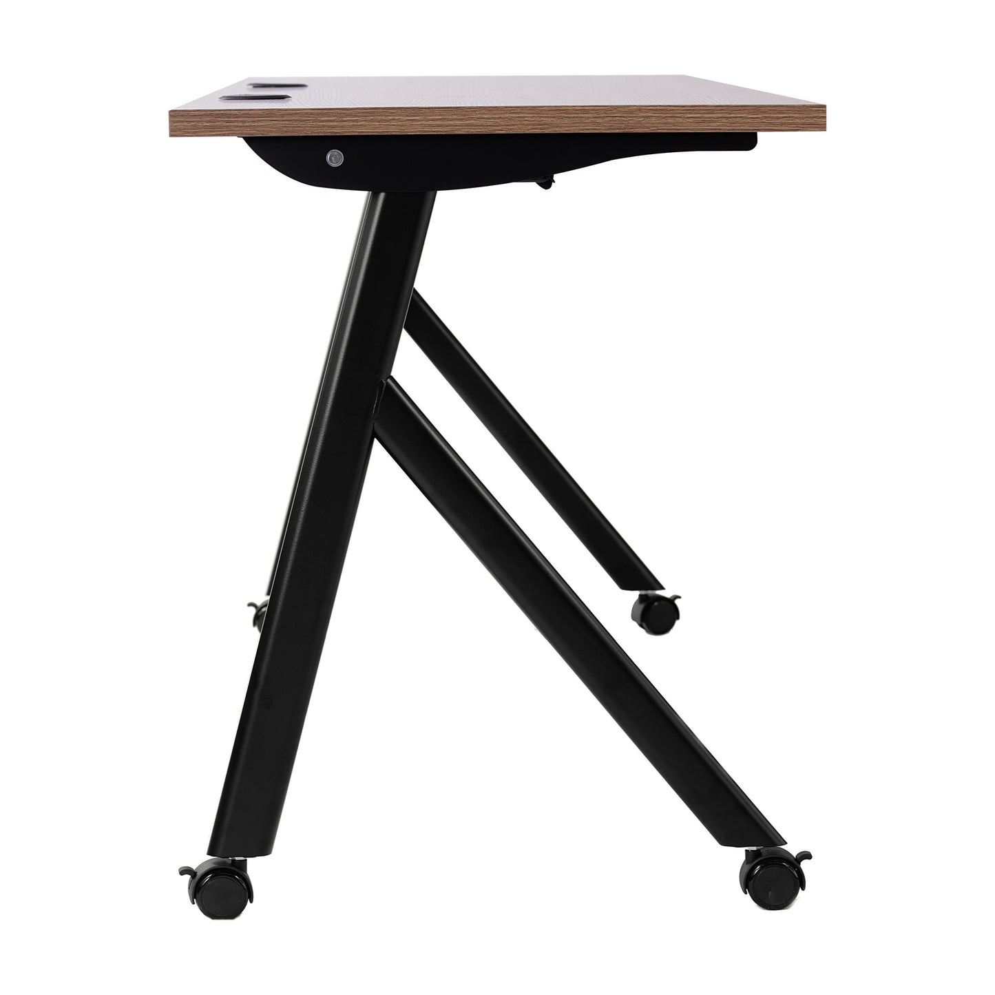 Davis Commercial Grade Heavy-Duty Nesting Flip Training Table with Y-Legs, Modesty Panel, Tabletop, and Frame