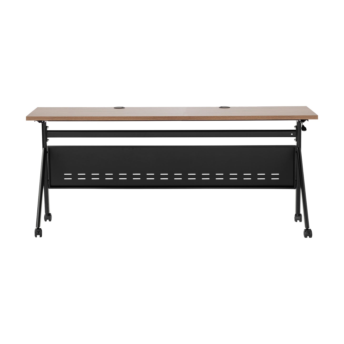 Davis Commercial Grade Heavy-Duty Nesting Flip Training Table with Y-Legs, Modesty Panel, Tabletop, and Frame