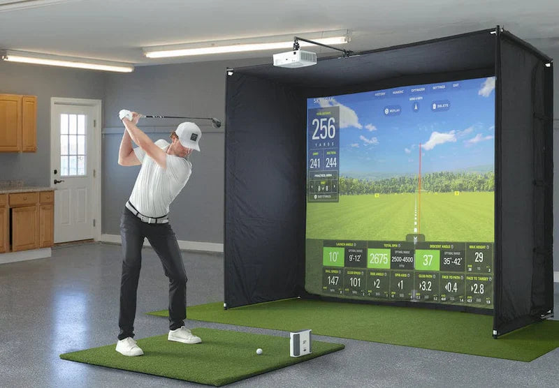 SkyTrak+ Golf Simulator Studio Pro