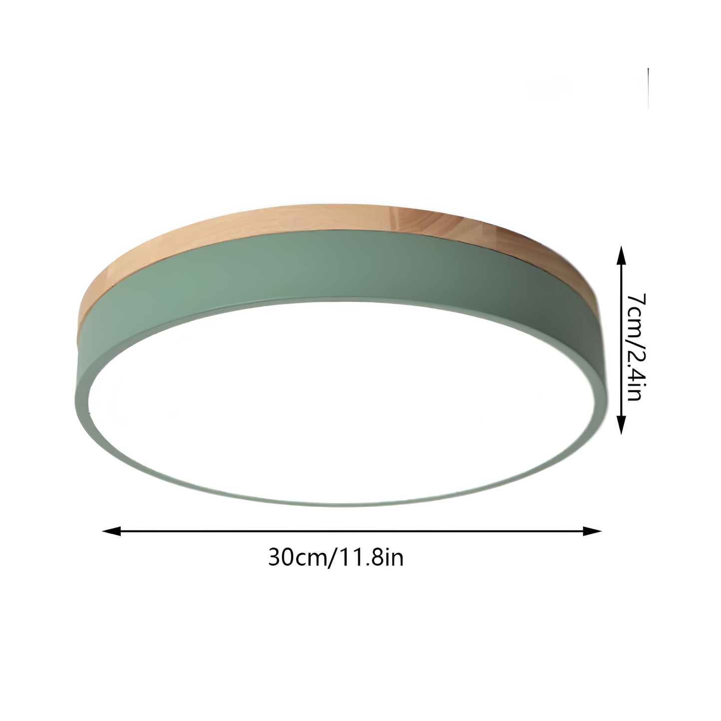 Nordic Round Flush Ceiling Light LED Light With Acrylic Diffuser