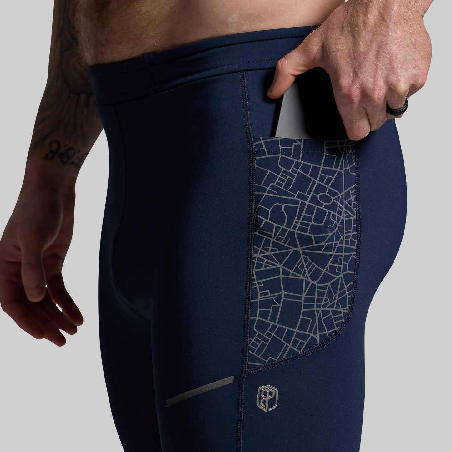 Men's Pace Running Tight (BP Navy)
