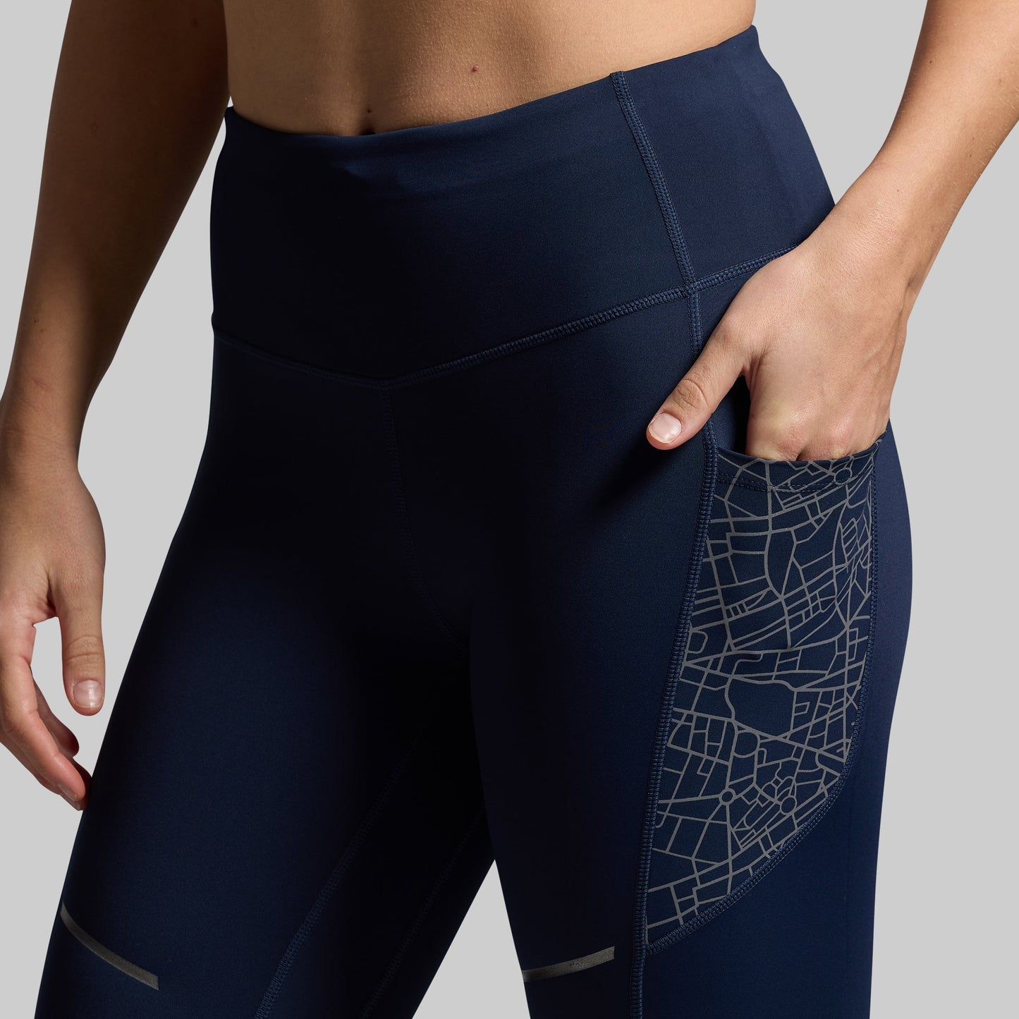 Women's Pace Running Tight (BP Navy)