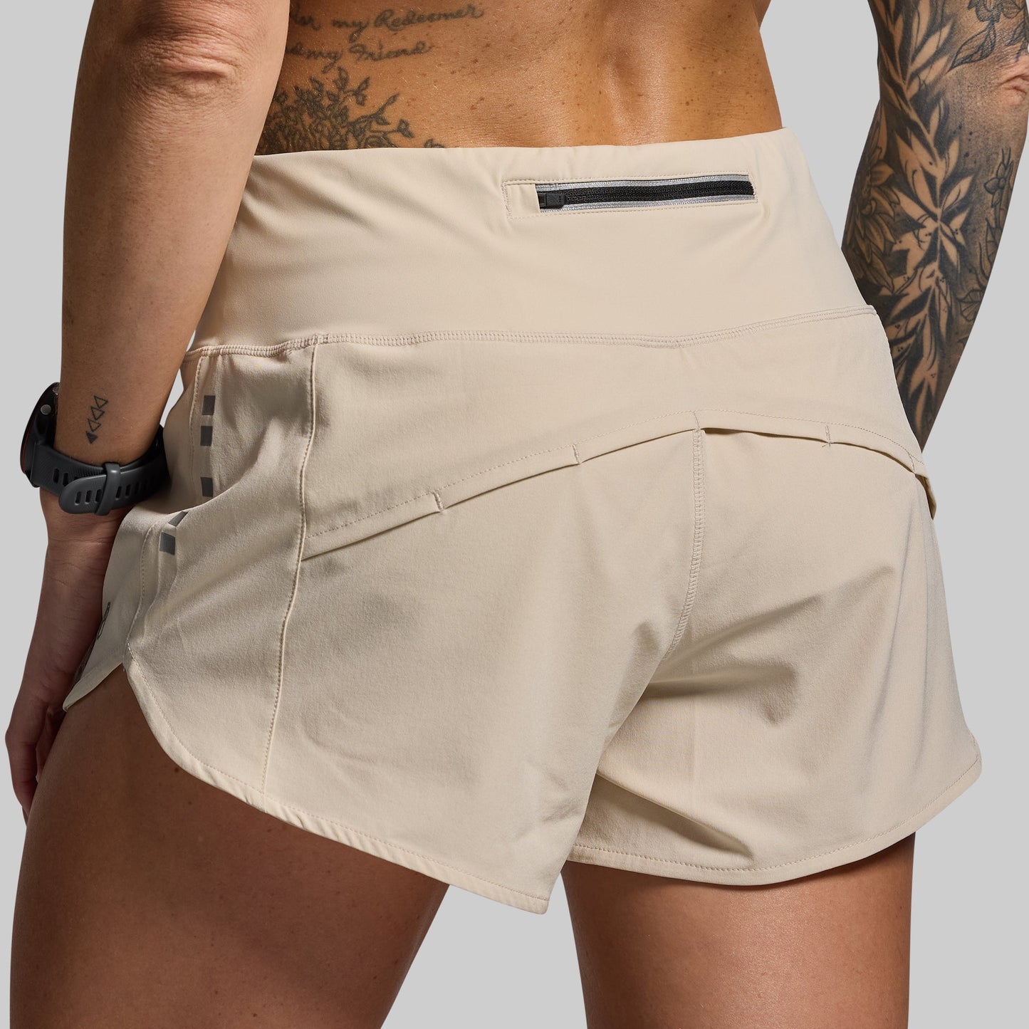 Women's Endurance Short (Oatmeal)