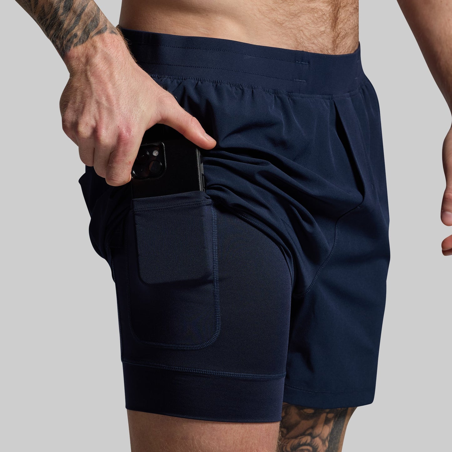 Men's Endurance Short w/ Compression (BP Navy)