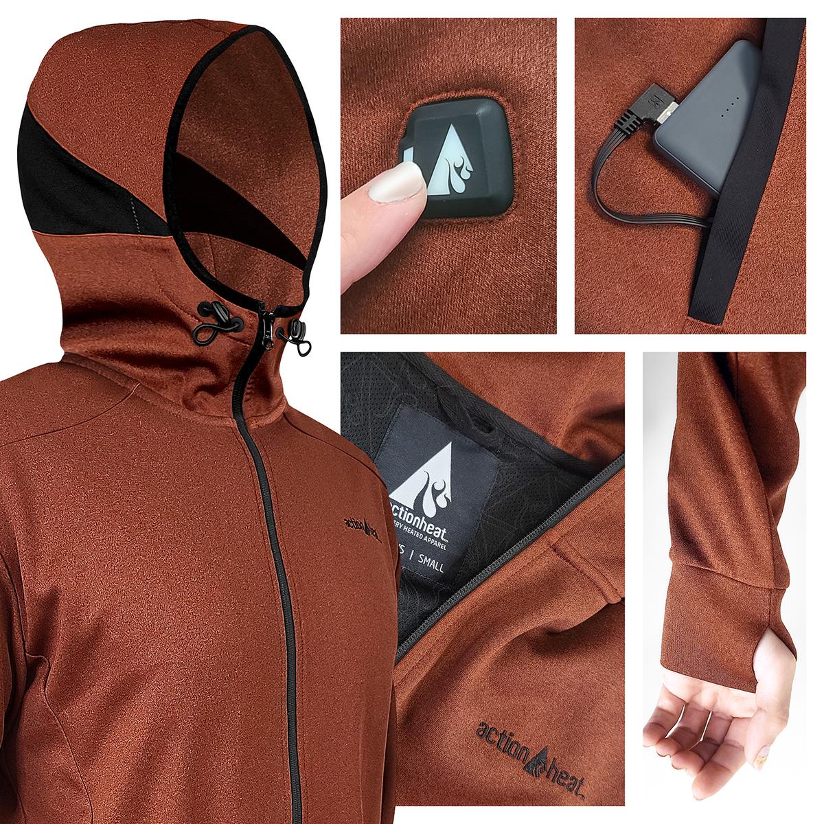 ActionHeat 5V Men's Slim Fit Battery Heated Hoodie