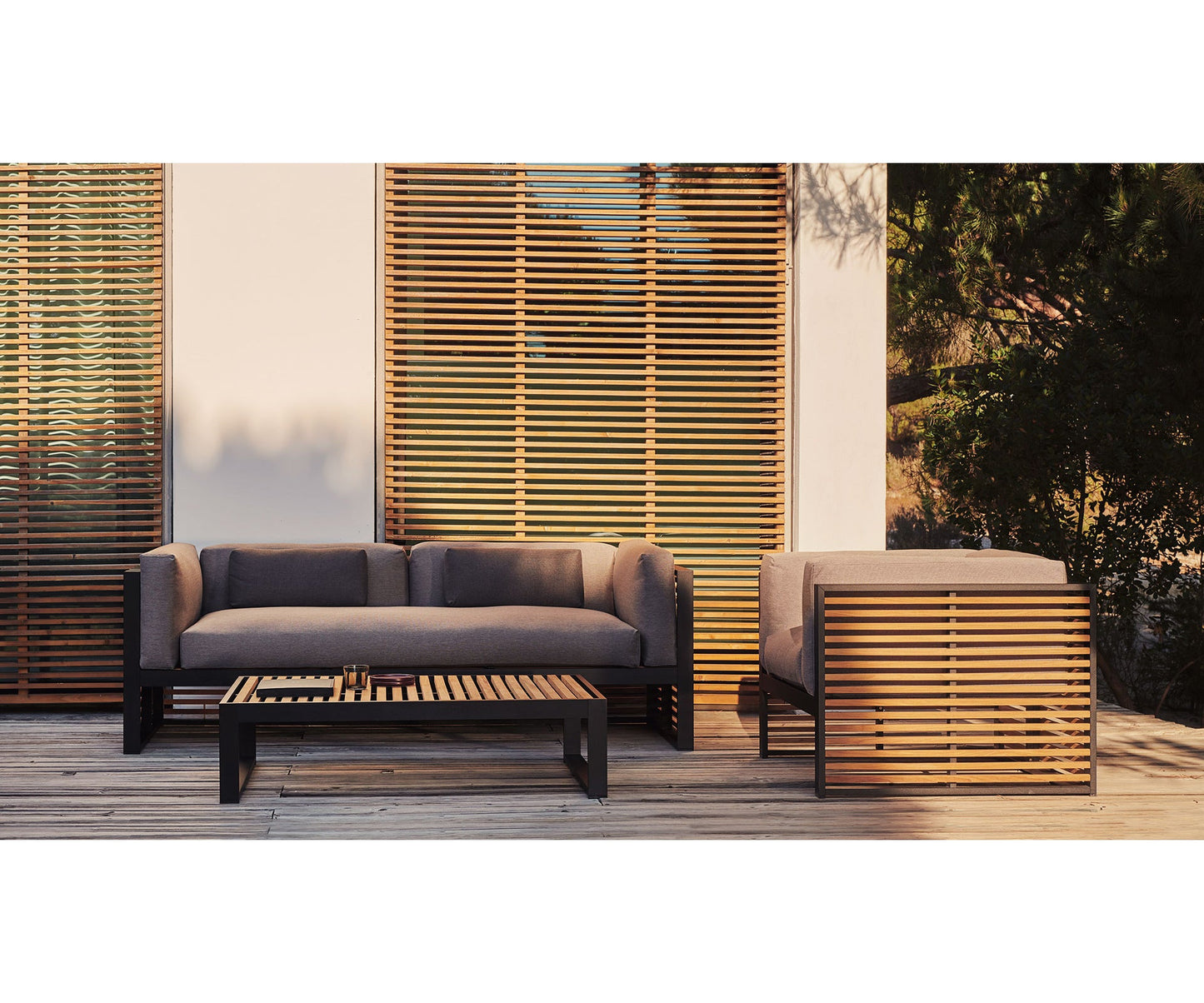 Dna Teak 2 Seat Sofa