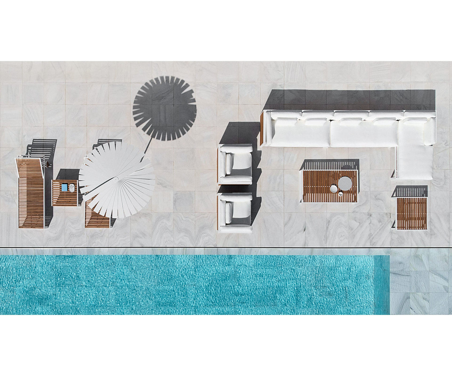 Dna Teak Chaise Lounge