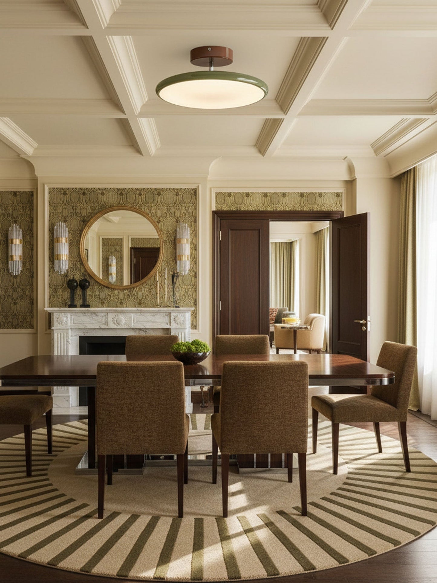 Adjustable Disc Ceiling Light With Low Profile Mount