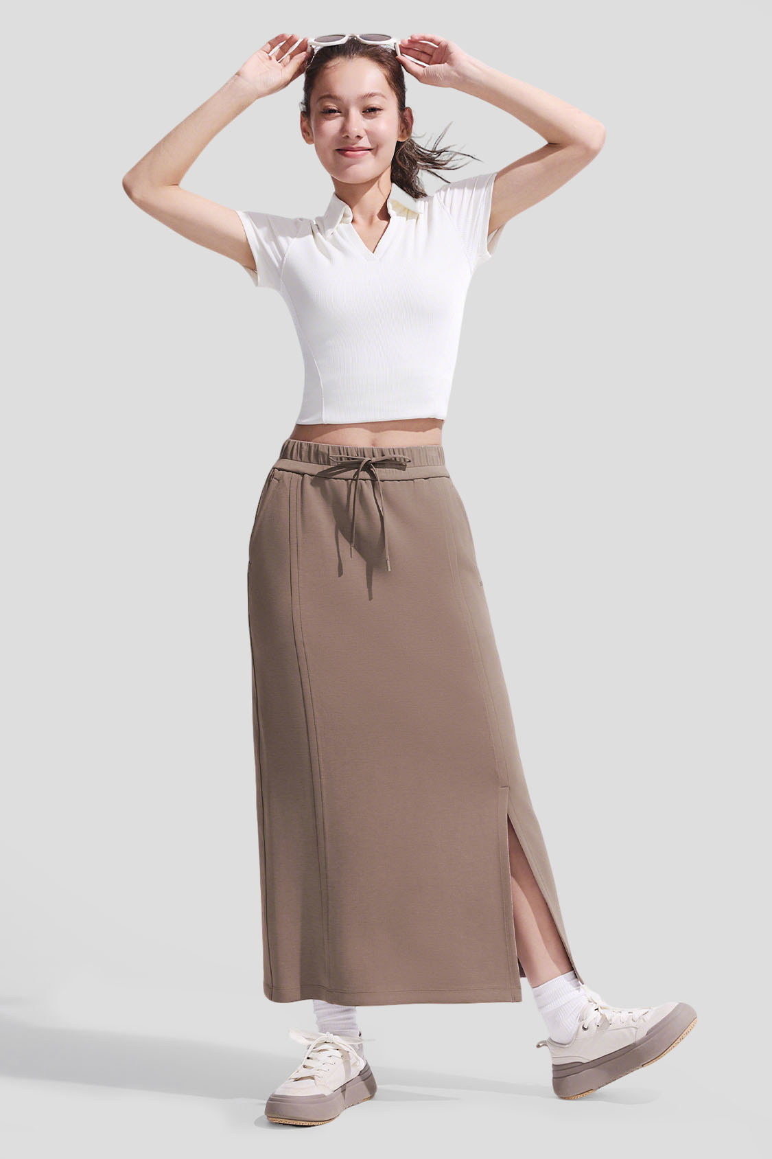 Women's Stretch Knit Straight Skirt EL004