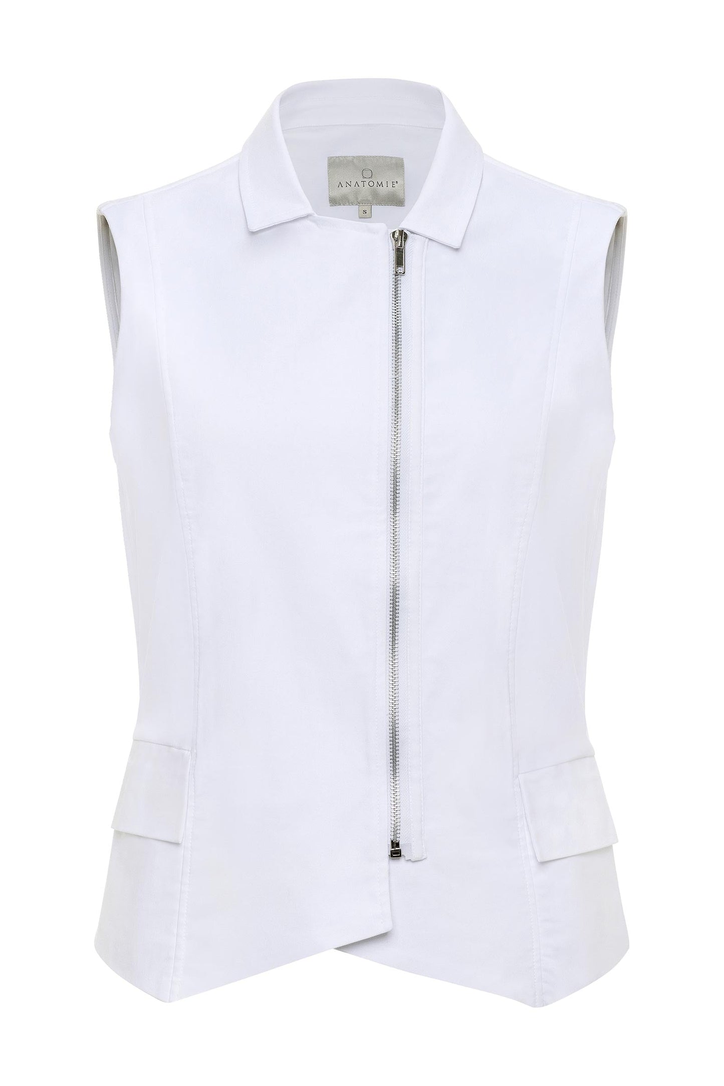 Eliana Vest Top White