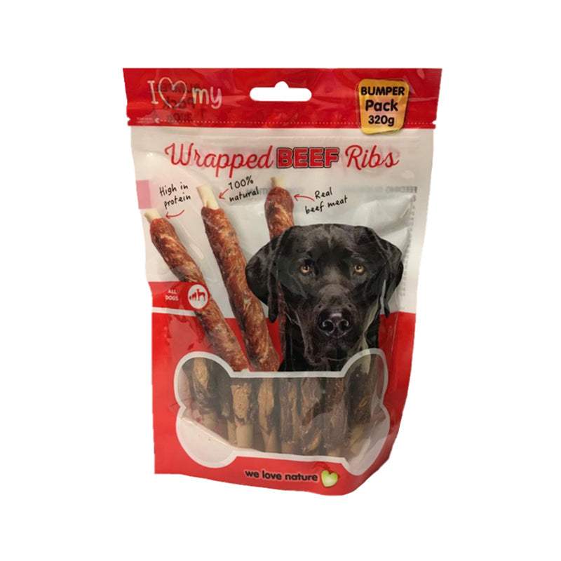 Wrapped Beef Ribs Dog Treats