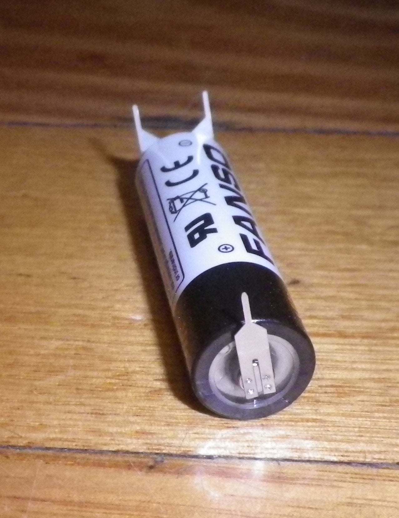 Fanso 3.6Volt AA Lithium Battery with PCB Mount Terminals - Part # ER14505H/3PF