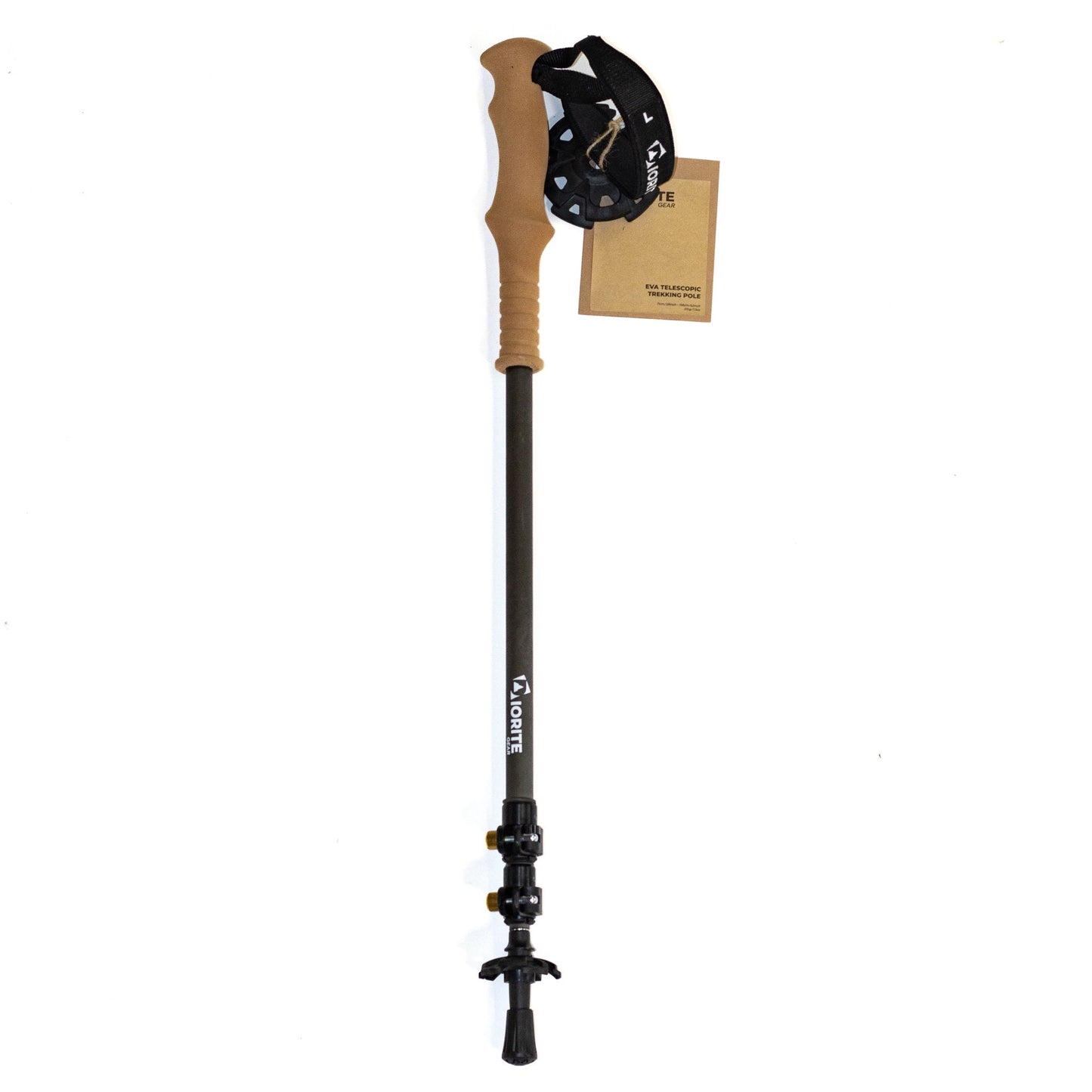 Single Diorite Carbon Fiber Trekking Pole, Cork