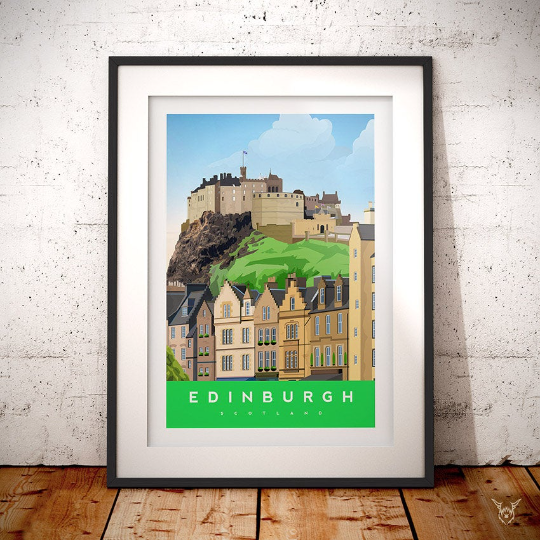 Edinburgh Castle Print