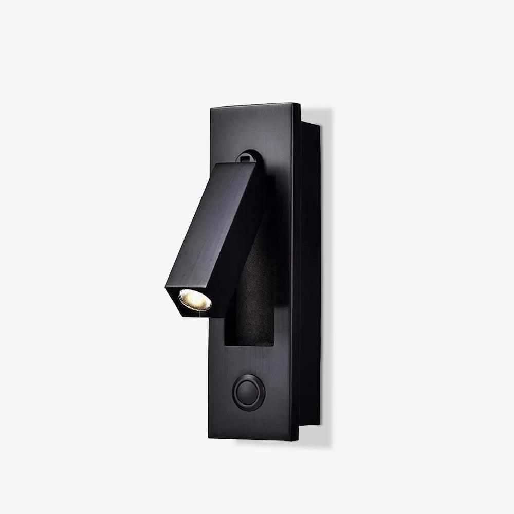 Embedded Bedside Reading Spotlight Wall Light With Adjustable Head