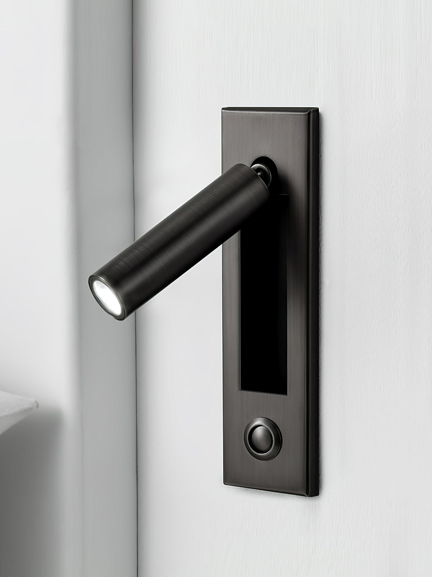 Embedded Bedside Reading Spotlight Wall Light With Adjustable Head