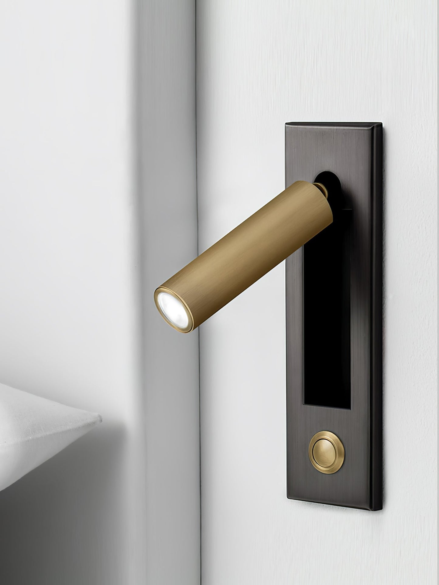 Embedded Bedside Reading Spotlight Wall Light With Adjustable Head