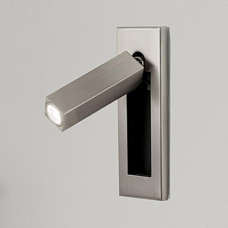 Embedded Bedside Reading Spotlight Wall Light With Adjustable Head