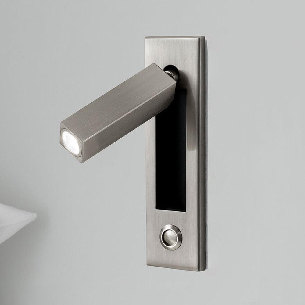 Embedded Bedside Reading Spotlight Wall Light With Adjustable Head