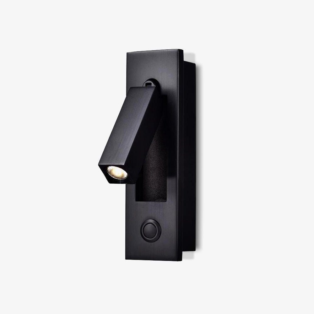 Embedded Bedside Reading Spotlight Wall Light With Adjustable Head