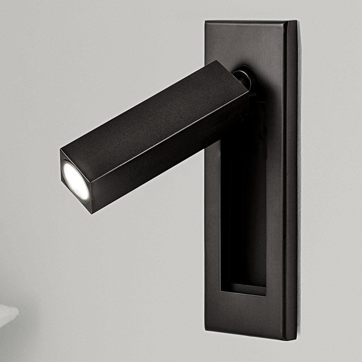 Embedded Bedside Reading Spotlight Wall Light With Adjustable Head