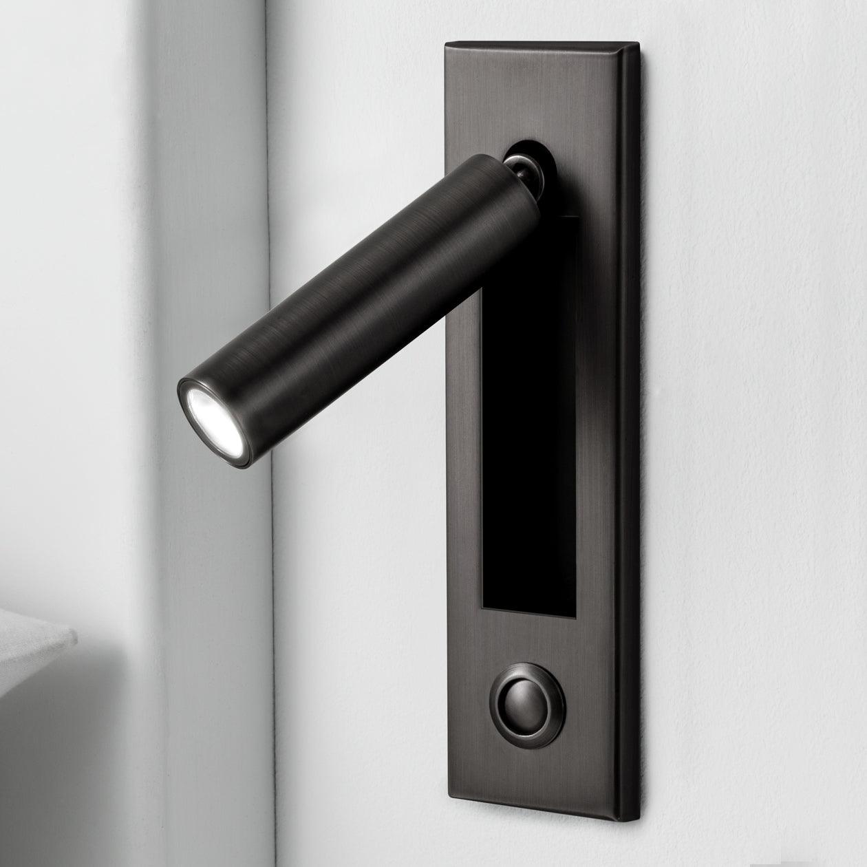 Embedded Bedside Reading Spotlight Wall Light With Adjustable Head
