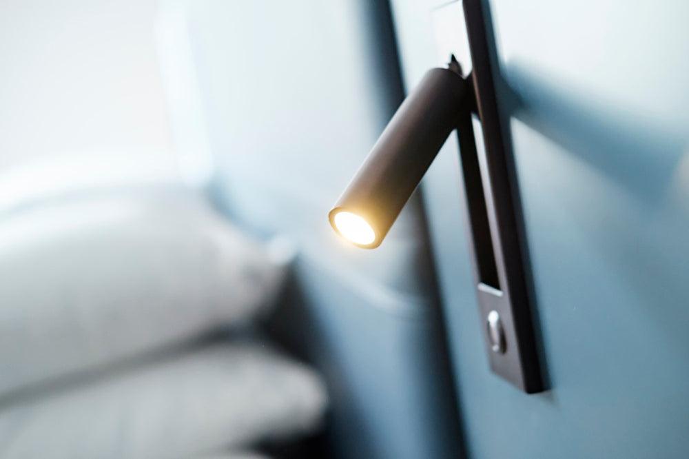 Embedded Bedside Reading Spotlight Wall Light With Adjustable Head