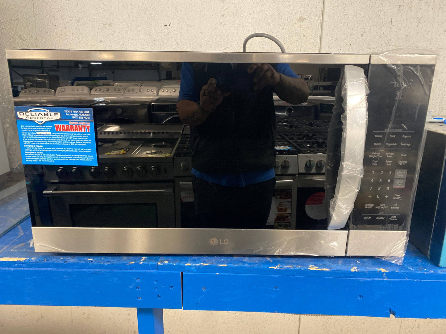 LG 30” Stainless Steel Over-the-Range Microwave