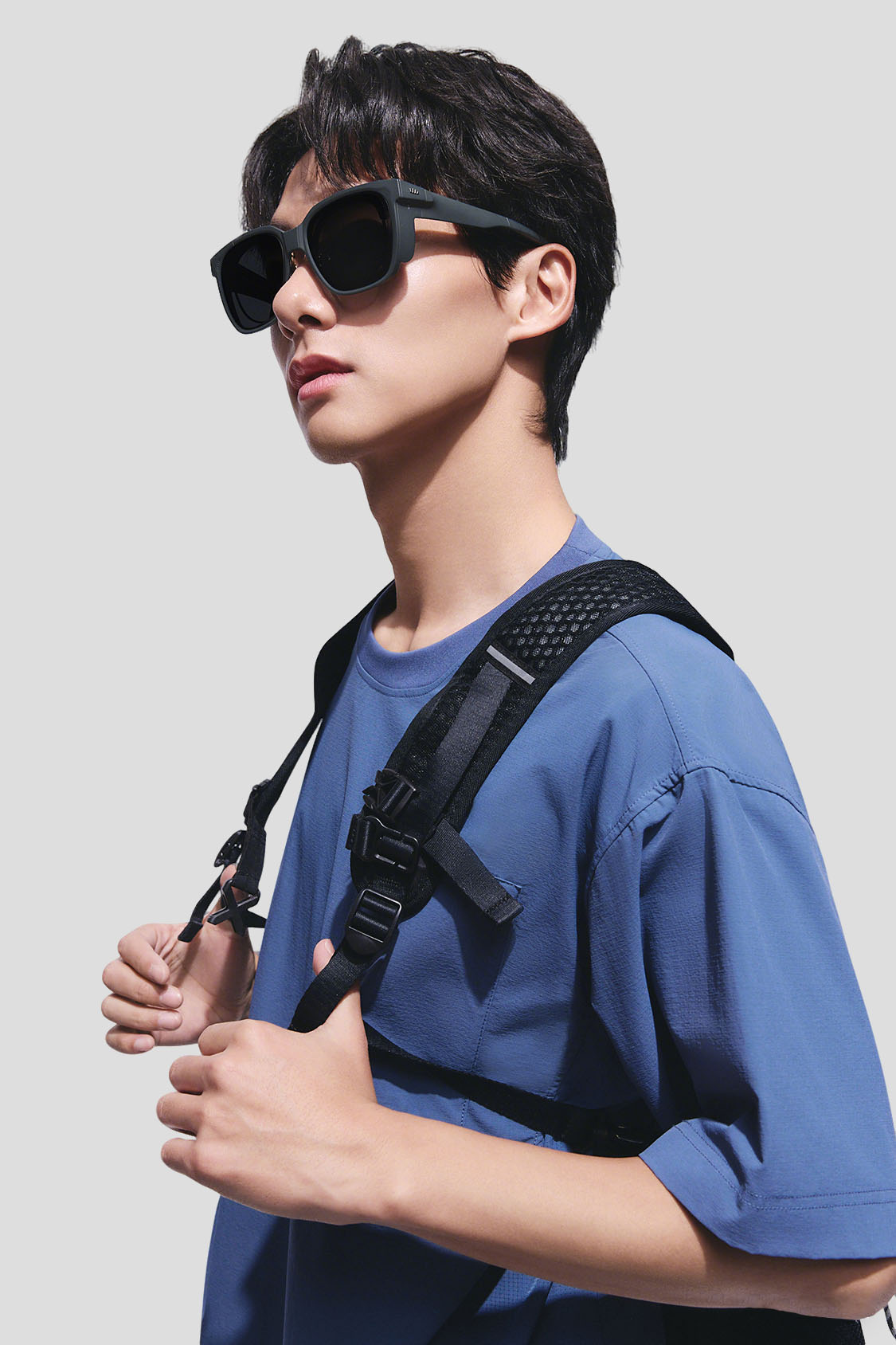 Square Frame Prescription Fit-Over Sunglasses UV 400 FD001