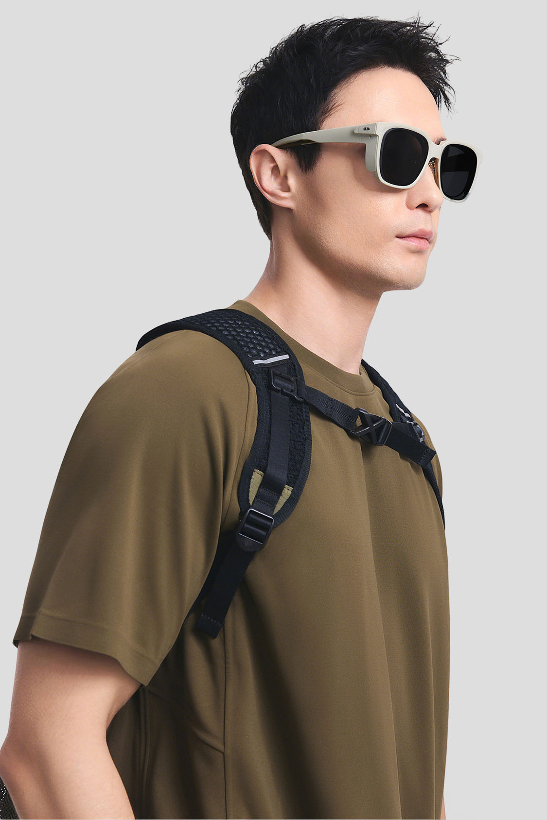 Square Frame Prescription Fit-Over Sunglasses UV 400 FD001