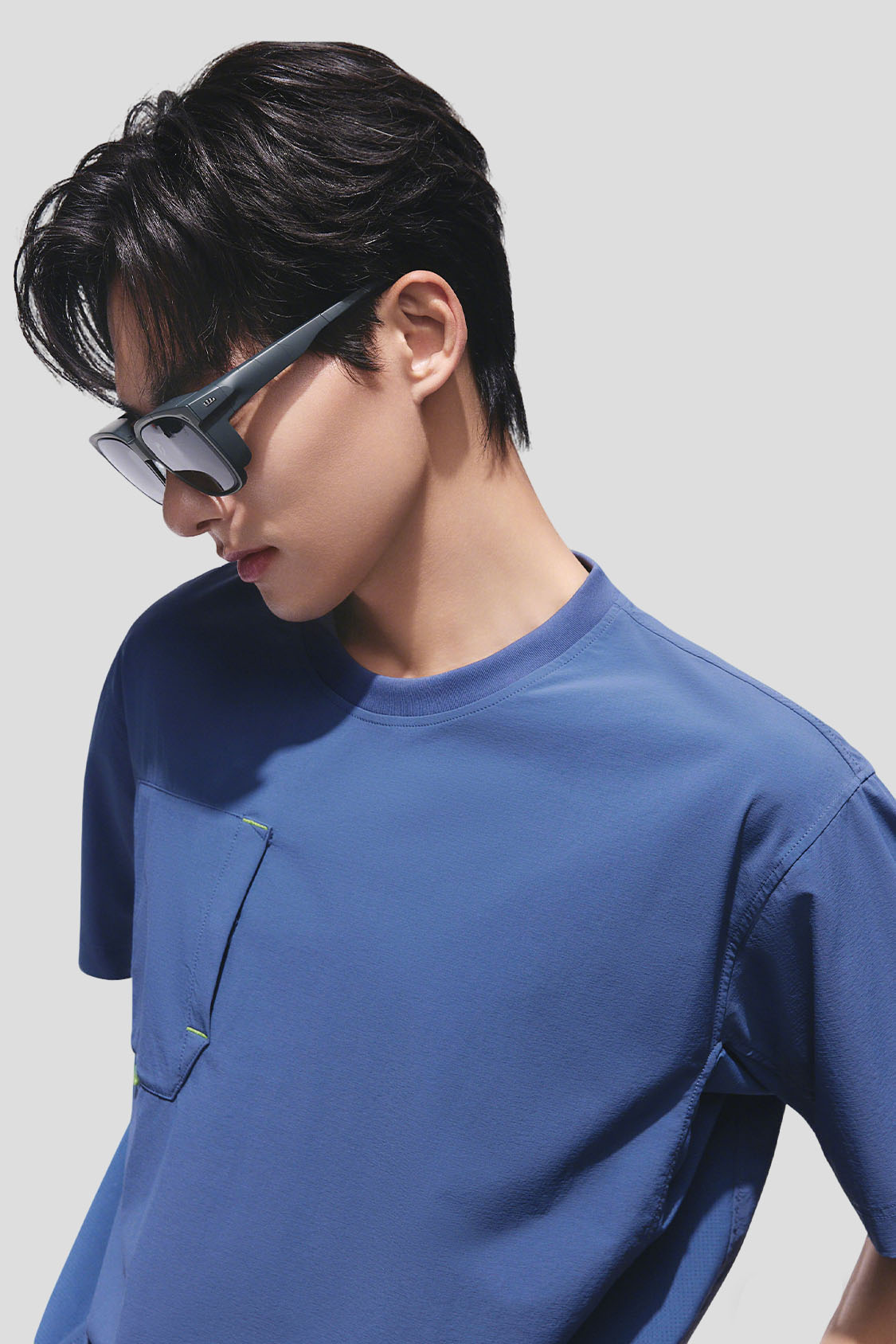 Square Frame Prescription Fit-Over Sunglasses UV 400 FD001