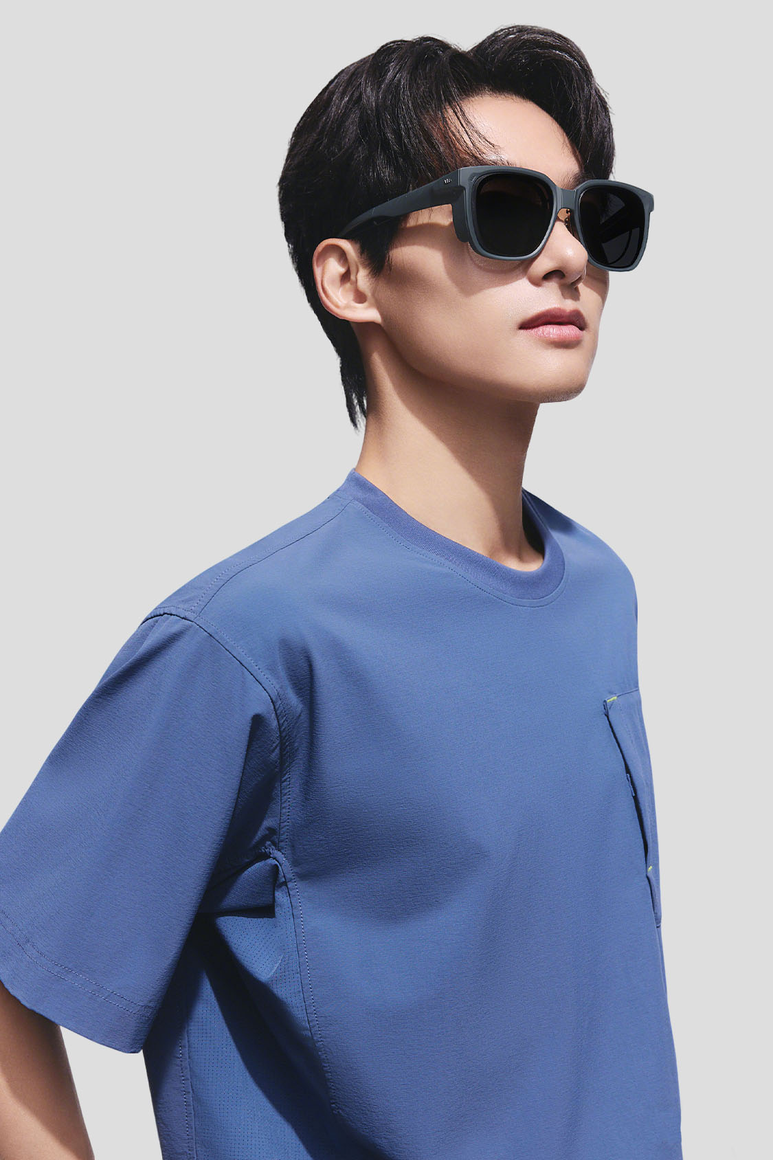 Square Frame Prescription Fit-Over Sunglasses UV 400 FD001