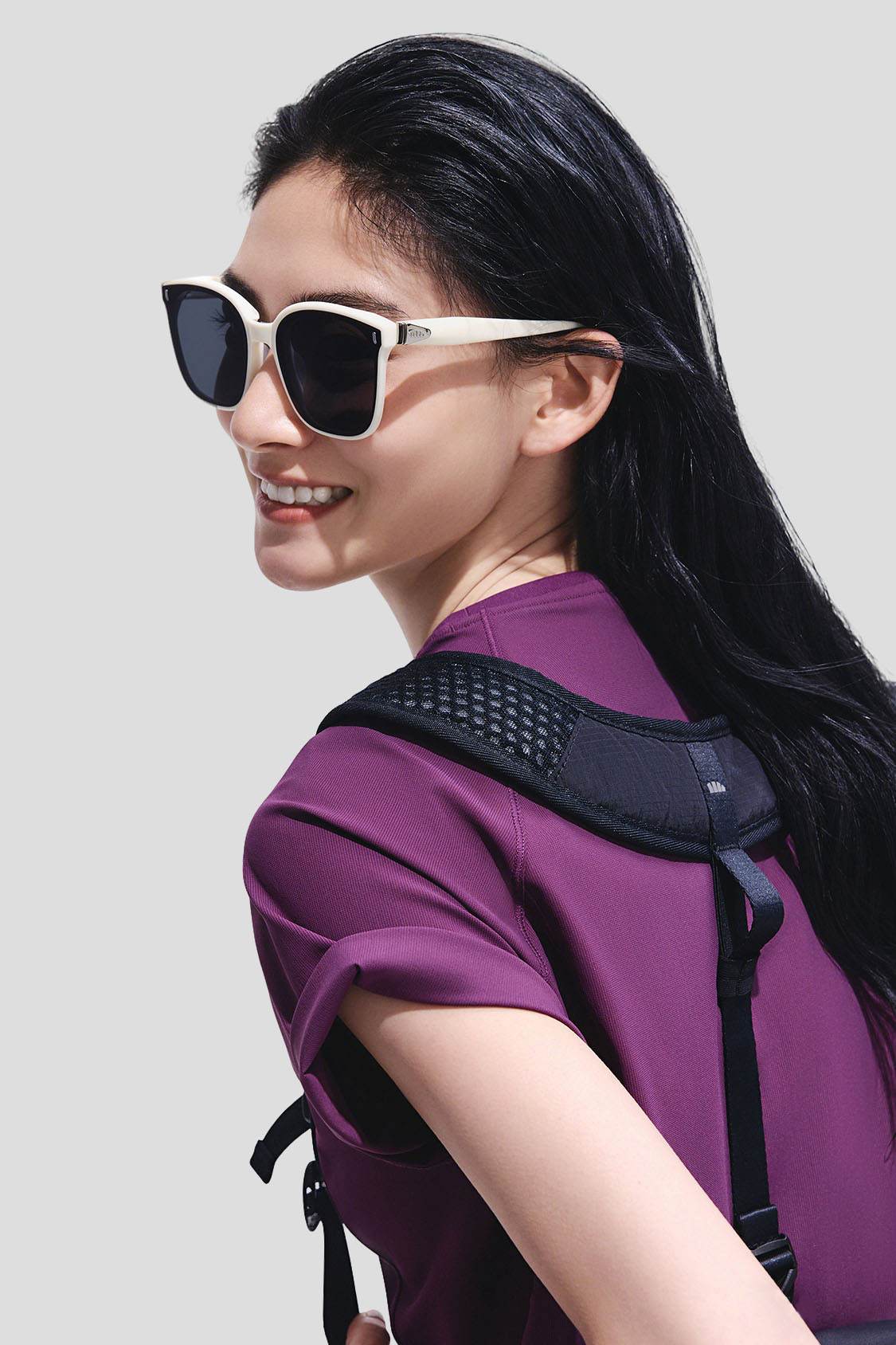 Oversized Square-Round Frame Sunglasses UV 400 FD025