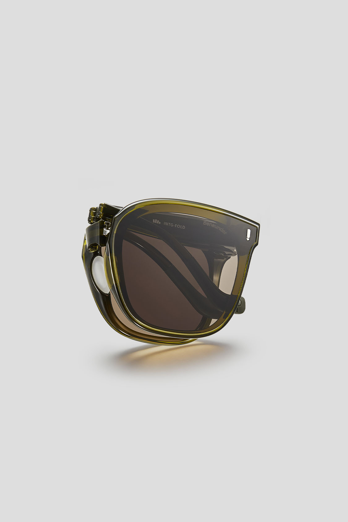Oversized Square-Round Frame Sunglasses UV 400 FD025