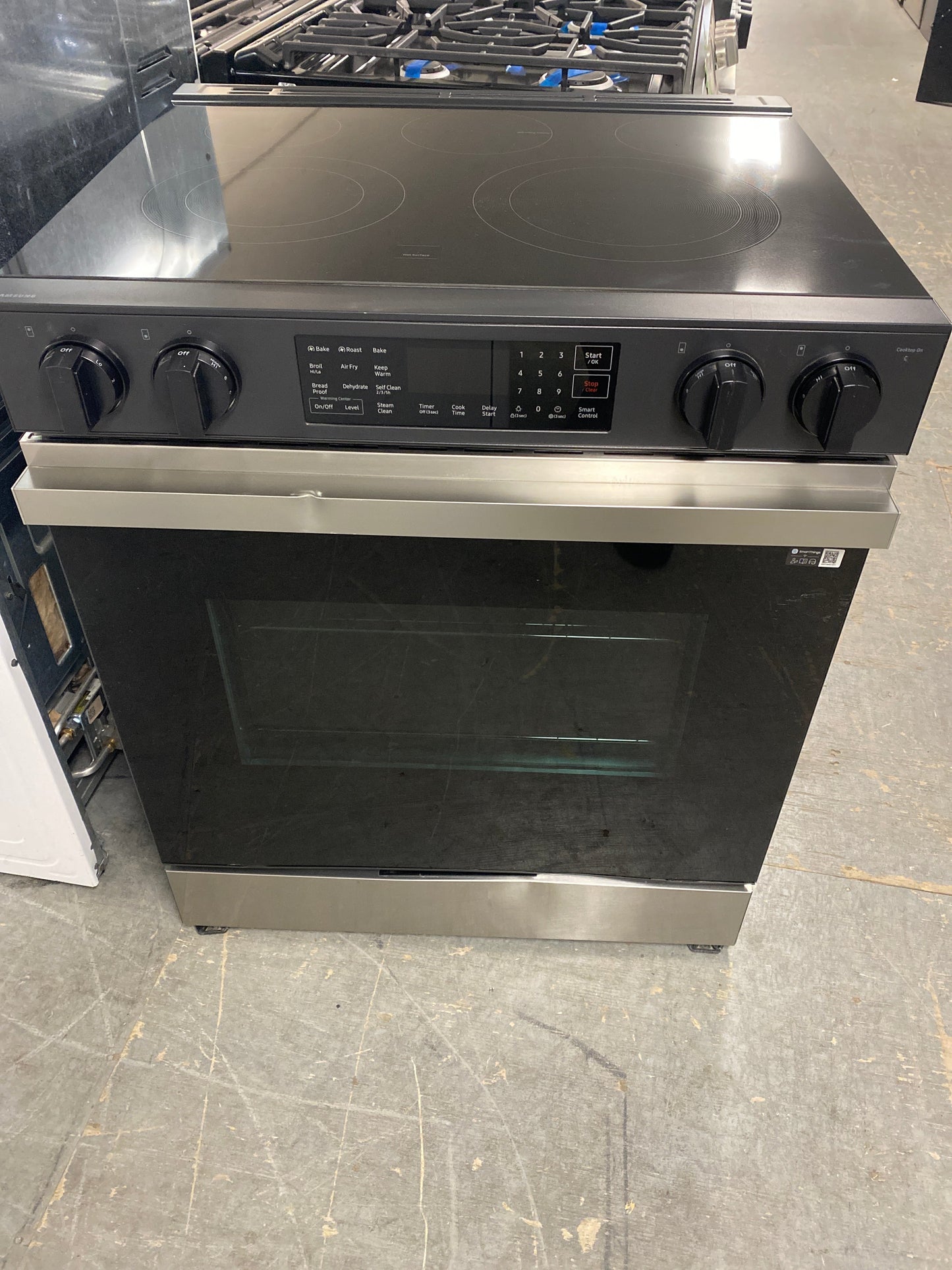 Samsung Bespoke 5-burner 6.3 cu. ft.  Electric Range w/ airfry
