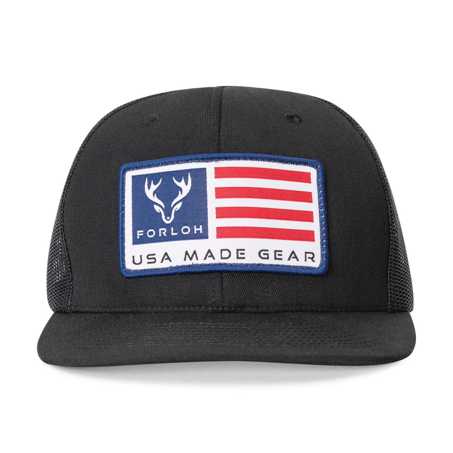 USA Flag Patch Mesh Hat
